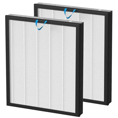 Vital 100S-P Replacement Filter Compatible with LEVOIT Vital 100S and Vital 100S-P Air Purifier, 3-in-1 H13 Grade True HEPA, High-Efficiency Activated Carbon Filter, Vital 100S-RF, 2 Pack White