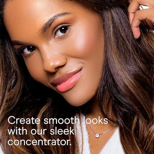 Conair Double Ceramic Travel Dryer with Concentrator & Folding Handle, 1875W Travel Blow Dryer with Smart Voltage Technology, Ionic Conditioning Fights Frizz, 3 Heat & 2 Speed Settings, White 5