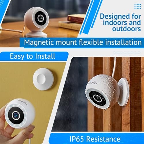 LaView 8MP 4K Security Cameras Outdoor Indoor Wired,IP65, Starlight Sensor & 100 Ft Night Vision,Motion/Person Detection,2-Way Audio/Spotlight,US Cloud,iOS & Android & Web Access 7