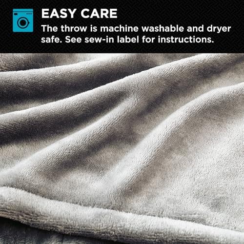 Brookstone Electric Heated Plush Blanket w/ 10 Heat Settings - Adjustable Timer, 12-Hour Auto Shut Off - Machine Washable & Dryer Safe - Polyester Velvet Blanket, King Size - Taupe 7