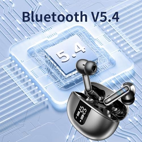 Hsility Translation Earbuds Real Time Wireless Earbuds with Translator for 144 Languages Bluetooth 5.4 Dual Noise Canceling Mic Bass Stereo Sound 36H Play Time and IPX7 for Travel Business 6