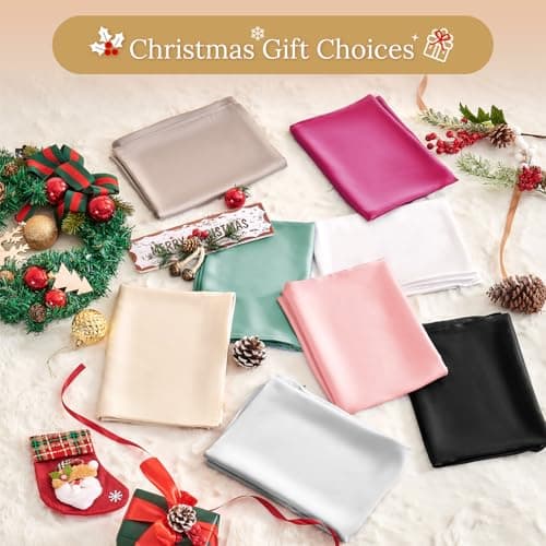 INFIIXSO Silk Pillow Cases 2 Pack Standard Size, Ultra Smooth & Soft Mulberry Silk Pillow Case for Hair and Skin, Breathable Cooling Silk Pillowcase with Hidden Zipper (Light Grey, 20x26 Inches) 5