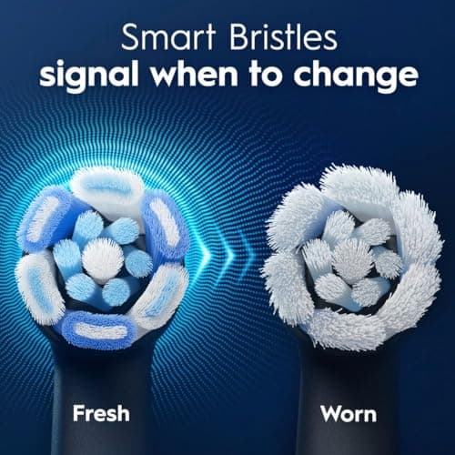 Oral-B iO Ultimate Clean Replacement Brush Heads, 5 Count, 4 Ultimate Clean + 1 Gum & Sensitive Black 6