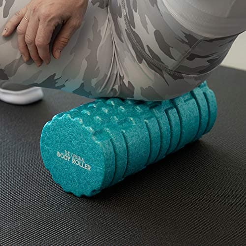 The Original Body Roller - High Density Foam Roller Massager for Deep Tissue Massage of The Back and Leg Muscles - Self Myofascial Release of Painful Trigger Point Muscle Adhesions - 13" Turquoise 6