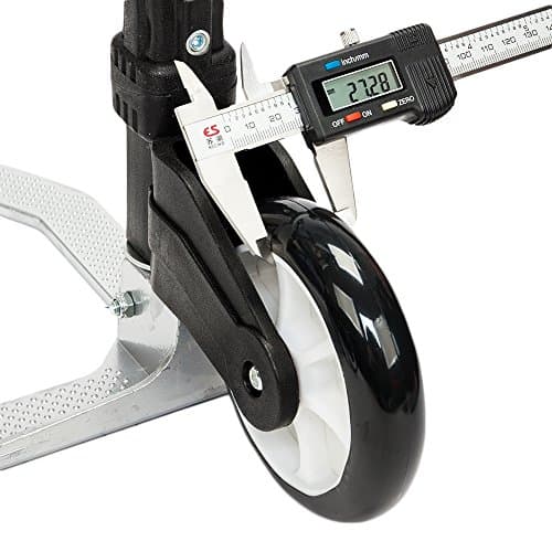 FCH Folding Hand Truck Aluminum Portable Folding Hand Cart 165lbs Capacity Hand Cart and Dolly Ideal for Home, Auto, Office,Travel Use,Black 6