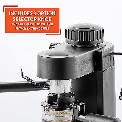 IMUSA USA GAU-18202 4 Cup Espresso/Cappuccino Maker,120 volts, Black 6