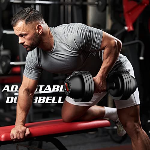 Adjustable Dumbbell Set 22lbs pair adjustable dumbbell- Perfect for Strength Training and Fitness Workouts 8