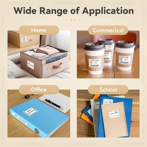 SIEAERDREWI Mini Label Printer Marklife P50 Portable Thermal Printer Self Adheisve Sticker Machine BIIuetuth Wirreless Label Maker No Ink 7