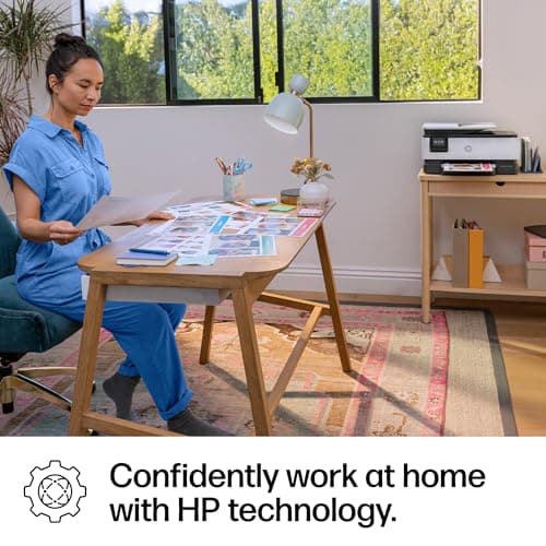 HP OfficeJet Pro 8135e Wireless All-in-One Color Inkjet Printer, Print, scan, Copy, fax, ADF, Duplex Printing Best-for-Home Office, 3 Month Instant Ink Trial Included, AI-Enabled (40Q35A) 12