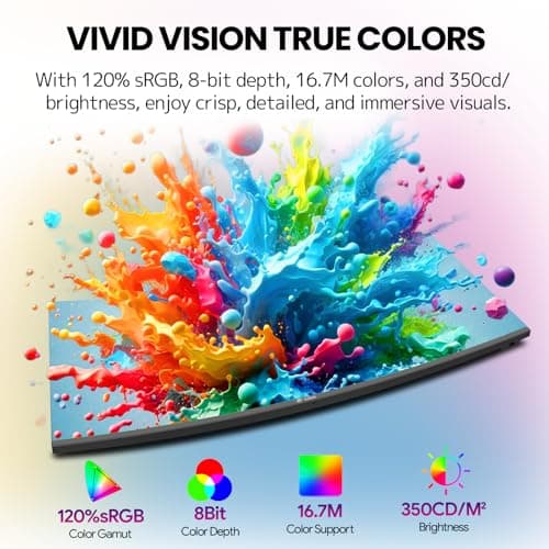 CRUA 40'' 5K Ultrawide Curved Gaming Monitor, 21:9, 5120 x 2160, 120Hz, IPS Computer Monitor with Built-in Speakers, AMD FreeSync, PIP/PBP, 120% sRGB, HDMI 2.0 & DP 1.4, Tilt/Height Adjustable-Black 6