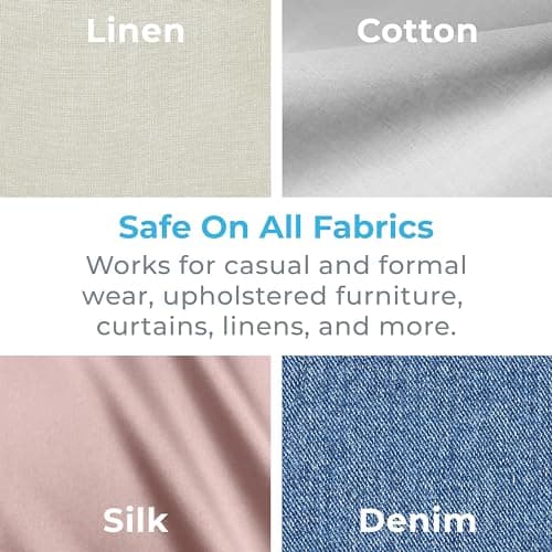 Pure Enrichment PureSteam XL Standing Fabric Steamer - Professional Wrinkle Remover Heats in 45 Seconds; 1/2-Gallon Tank for 1 Hour of Steaming; Easy-Roll Wheels, Garment Hanger, & Fabric Brush 5