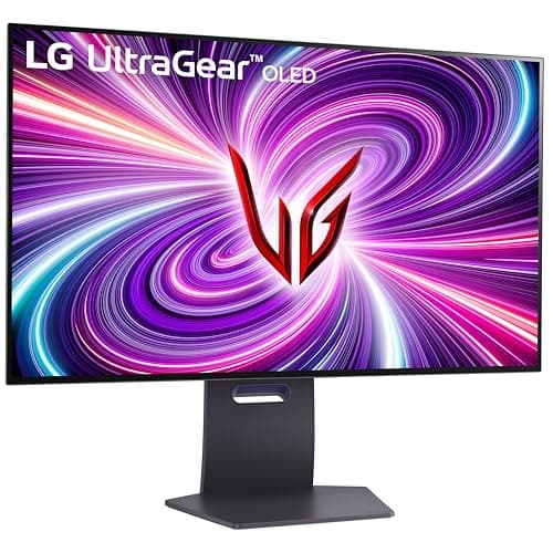 LG ‎32GS95UE 32-inch Ultragear OLED Gaming Monitor UHD 240Hz 0.03ms DisplayHDR True Black 400 AMD FreeSync Premium Pro NVIDIA G-Sync HDMI 2.1 DisplayPort Tilt/Height/Swivel Stand Black 10