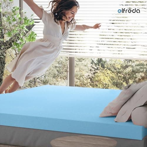 Elfreda 3 Inch Hospital Mattress Topper Pressure-Relieving Bed Topper, Mattress Pad Hospital in a Box 72 * 33 * 3 Inches 7