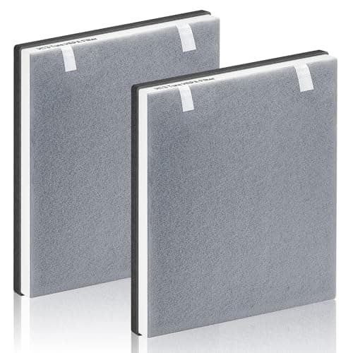 Vital 100 Replacement Filter for LEVOIT Air Purifier, 3-in-1 Pre, H13 High-Efficiency Activated Carbon Filtration System, Replace Part # Vital 100-RF, Pack of 2, By Improvedhand