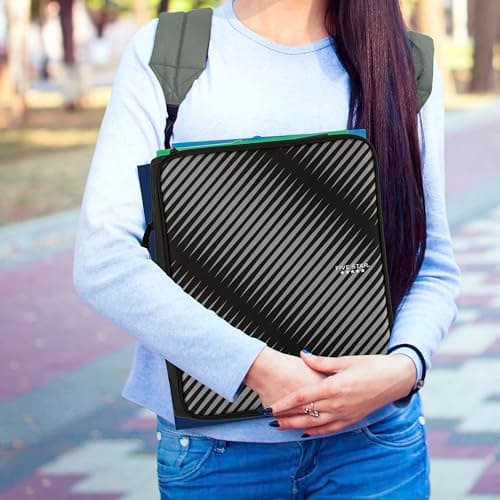Five Star Zipper Binder, 2 Inch 3-Ring Binder with Round Rings, 5-Tab Expanding File, 380 Sheet Capacity, Black (72536) 6