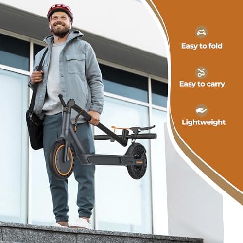 Electric Scooter for Kids 8+, Powered by 250W Motor, with 6.5" Solid Tires, Up to 10 Miles Range & 9 MPH Speed, Dual Brake System, Ideal Gift for Boys & Girls 5