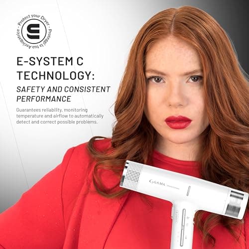 GA.MA iQ1 Perfetto Hair Dryer with 110,000 RPM Intelligent Brushless Motor, Oxy Active Technology, Auto-Clean & Washable Filter, Includes Diffuser & 3 Nozzles, Grey 6