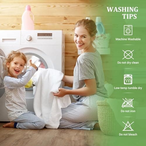 Premium Waterproof Mattress Protector Queen Size,4D Air Cooling 300GSM Mattress Cover,Breathable All-Round 360° Bed Mattress Pad Noiseless Vinyl Free (White,Queen) 6