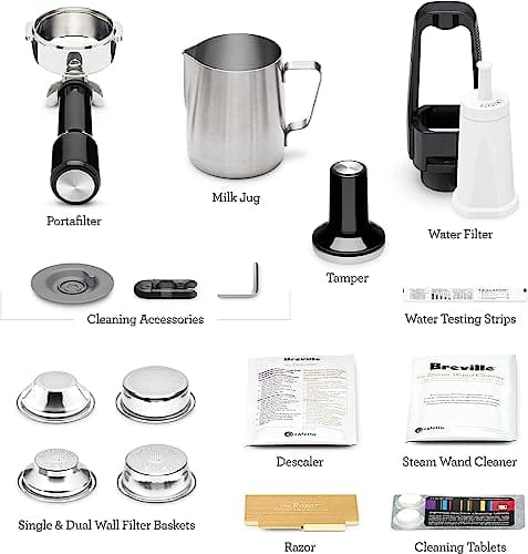 Breville Dual Boiler Espresso Machine BES920XL, Brushed Stainless Steel 10