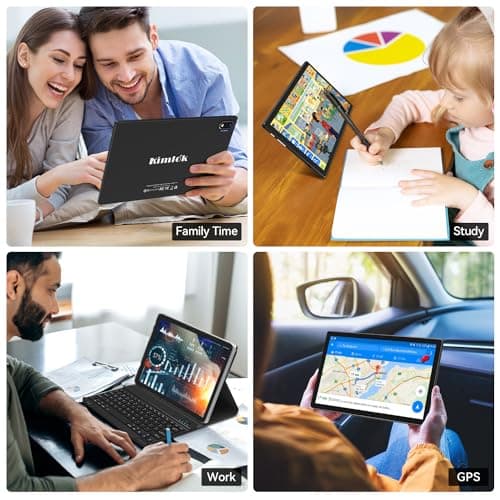 Android 13 Tablet 2025 Latest 10 inch Octa-Core Tableta, 128GB ROM+16GB RAM (8+8 Virtual)+1TB Expand, 5G WiFi Tablets with 13MP+8MP Camera, 8000 mAh Battery, 2 in 1 Tablet with Keyboard, Mouse, Case 7