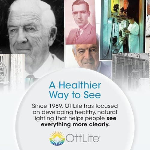 OttLite 13W Slimline Desk Lamp - Home, Office, Bedroom, or Reading (Black) 8