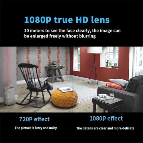 JDIV Cat Eye Camera, X5 Mini Camera Wireless, WiFi HD 1080p, Night Vision and Motion Activation (8GB) 6
