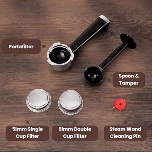 Gevi Commercial Espresso and Coffee Makers, Professional 20 Bar Espresso Maker with Milk Frother, Stainless Steel Expresso Coffee Machines for Home, Compact Cappuccino Machine, Great Gift 8