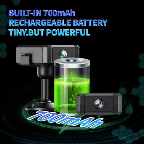 Mini Indoor Wireless WiFi Camera Small Home Security Cameras Tiny Body Small Outdoor Camara Nanny Cam Pet Dog House Security Camaras micro Door Room Cam Clear Night Vision and Motion Detection Monitor 6