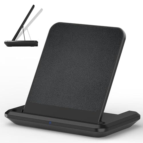 Foldable Wireless Charger Stand Compatible with Kindle Colorsoft Signature Edition & Paperwhite Signature Edition(2022 & 2024 Releases) and Samsung Phones, Wireless Charging Dock for Wireless Devices