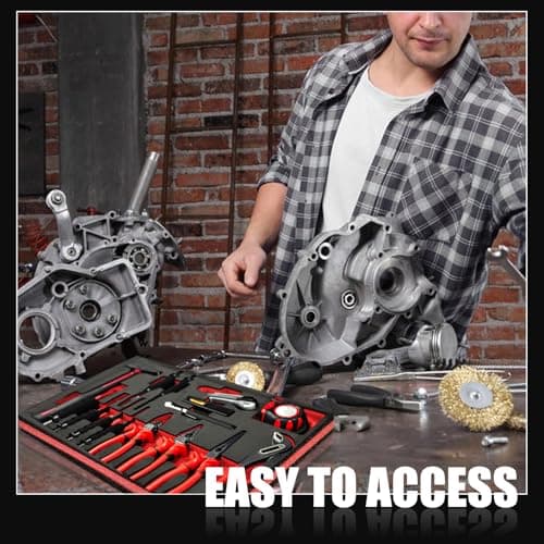 5 pcs Tool Box Foam 17.3x12x1 inch Tool Inserts for Cases Foam Sheets Box Organizer for Toolbox Cabinet Chest Drawer Storage Craft 7