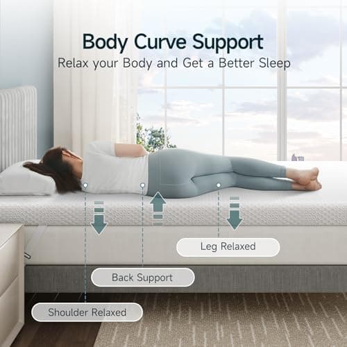 3 Inch Full Size Gel Memory Foam Mattress Topper with Ice Silk Touch Cover, High-Density Bamboo Charcoal Foam Mattress Bed Topper, Washable Cover & Pressure Relief, Soft Firmness CertiPUR-US Certified 5