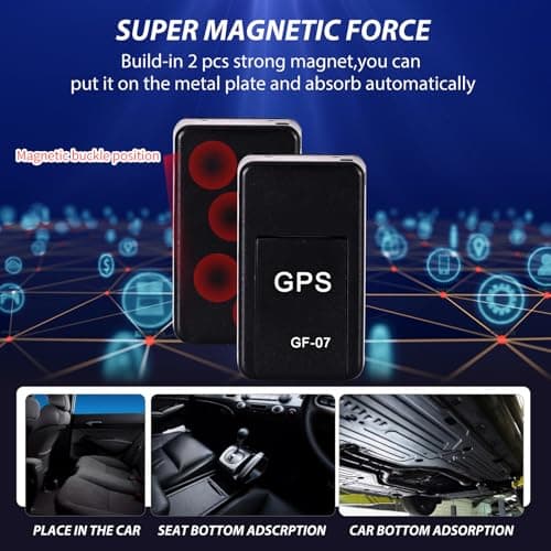 Mini GPS Tracker for Vehicles No Monthly Fee - Real-time Wireless Hidden GPS Trackers Device for Car with Smart Phone app 5