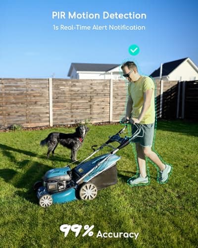 COOAU Solar Security Cameras Wireless Outdoor – Low-Light Rechargeable​​, Easy to Install, 2K 360° Camera for Home Security, Surveillance Cam with AI Smart Detection, Color Night Vision, IP66, Alexa 6