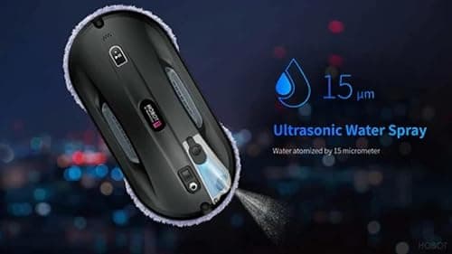 HOBOT-388 Window Glass Cleaning Automatic Smart Robot Cleaner with Ultrasonic Water Spray and Control via Smartphone or Remote 9