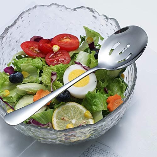 Kyraton 4-Piece Stainless Steel Serving Utensil Set - 2 Serving Spoons and 2 Slotted Spoons 5