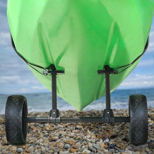 GanFindX Adjustable Width Kayak Cart | Detachable Aluminum Frame, Sit-on-Top Plug-in Design, No-Tool Assembly, Easy Transport & Storage, Fits Most Kayaks & Canoes 5