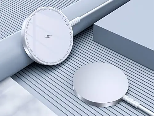 for MagSafe Charger: Magnetic Wireless Charging Pad for iPhone 17 16 15 14 13 12 Series & AirPods 4-2 Pro, Strong Magnet, Aluminum Alloy, USB-C/A Ports, Ultra-Thin & Portable, Ideal for Desk & Bedside 8