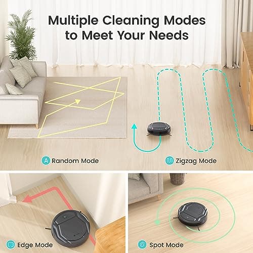 Lefant M210 Pro Robot Vacuum, 3 Adjustable Suction, WiFi/APP/Alexa, 120 Min Runtime, Self-Charging Robotic Vacuums, Slim, Quiet, 6 Cleaning Modes Ideal for Pet Hair, Hard Floors 6