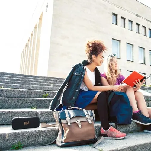 Klipsch Nashville Portable Bluetooth Speaker with a 2.25" full range drivers for 360 degree audio, IP67 dust and waterproof rating, 24 hours of playtime for a premium live concert experience 7