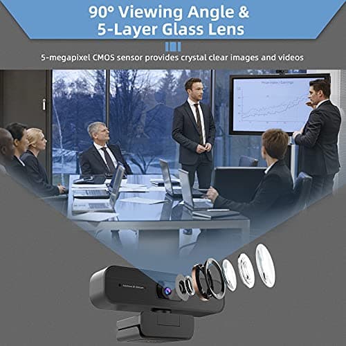 NexiGo N940P 2K Zoomable Webcam with Remote and Software Controls | Sony Starvis Sensor | 1080P@60FPS | 3X Zoom | Dual Stereo Microphone, for Zoom/Skype/Teams/Webex (Black) 9