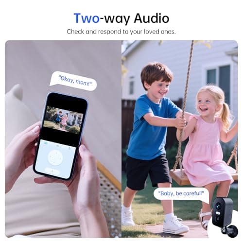 KKB 4G LTE Cellular Security Camera Built-in SIM Card, 2K No WiFi Security Cameras Indoor with PIR Motion Detection, Wireless Outdoor Battery Camera Without Internet, Color Night Vision, 2 Way Audio 6