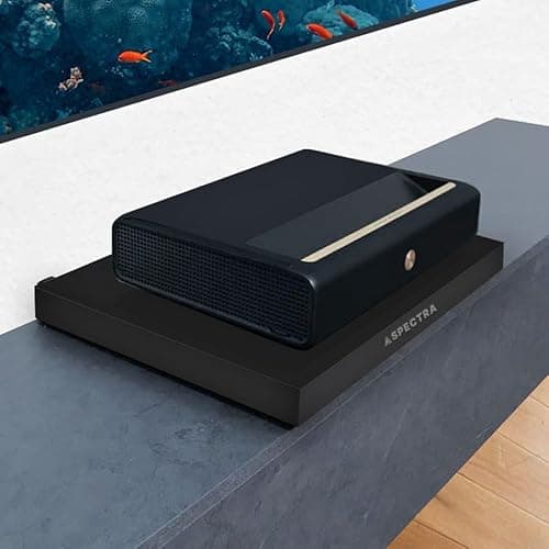 Spectra Projection Slider Tray for Ultra Short Throw Laser Projectors | Easy to Adjust UST Projector Sliding Tray For Optimal Image Size | Works With Any TV Cabinet | Black Matte Finish 6