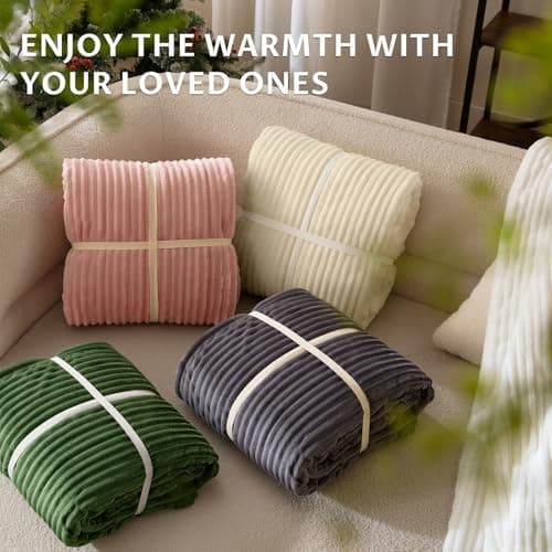 Reaks Electric Heated Throw Blanket, Silky Soft Flannel & Sherpa Heating Blanket Throw with 5 Heat Levels & 3 Hours Auto Off, Warm Gifts for Women Mom Grandma, ETL Certified (50x60 inches, White) 7