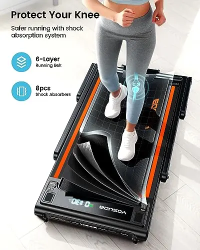 YOSUDA Walking Pad, 300lb Capacity Under Desk Treadmill with Bluetooth, Desk Treadmill for Office Under Desk, Walking Pad Treadmill, Running Walking Jogging Machine 5