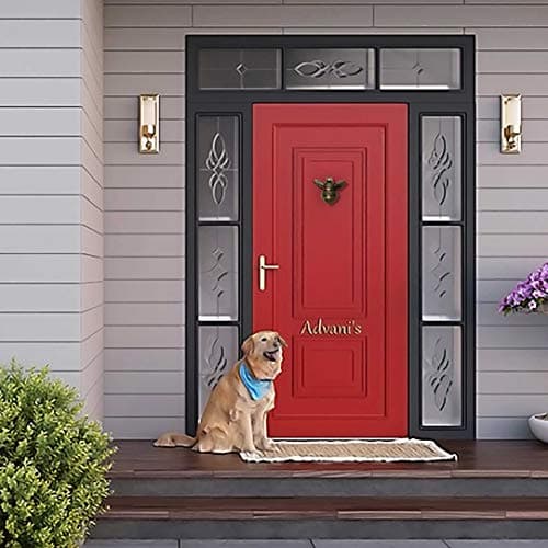 Solid Brass Antique Black Finish Bumblebee Door Knocker for Front Door 4x4.5. Handmade Delightful Detail at an Affordable Price. Unique Pear Shape. A Symbol of Good Fortune 5