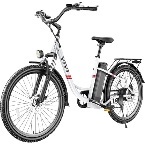 Vivi Electric Bike for Adults 1000W Peak Ebike with Removable Battery, 26'' Electric Commuter Bike 22MPH & 50 Miles Adult Electric Bicycles with Cruise Control, LCD Display, SGS Certified to UL2849