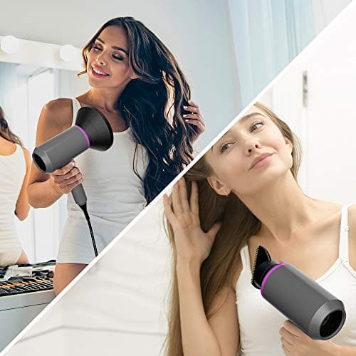 Fezax Ionic Hair Dryer 2000W Salon Performance AC Motor Styling Tool/Hair Dryer Professional Blow Dryer Negative Ion Fast Drying for Hair Care 3 Heating / 2 Speed/Cold, for Home Travel Hotel 6