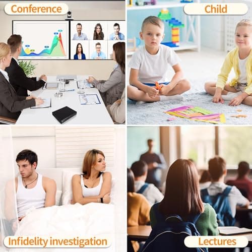 FJJVFF Mini Spy Camera - WiFi Hidden Camera - 1080P Home Security Cam - Nanny Cam - Portable Tiny Camera, Real-time Videotaping and Motion Detection, for Pet/Interior/Household Surveillance 5