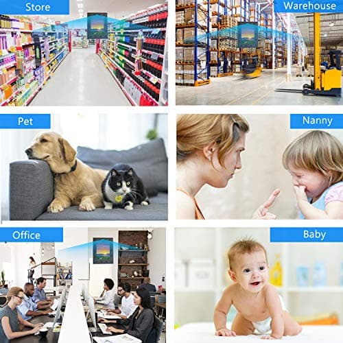 GIIRKUUU Picture Frame Camera, Security Camera WiFi 1080P, 365 Days Standby PIR Motion Detection HD Night Nision Real Time View Live Surveillance Wireless Mini Nanny Video Cam 6