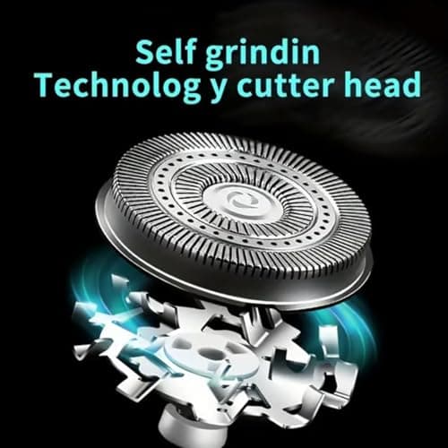 Vishopee - Vishopee Shaver, Vishopee Mini Portable Electric Shaver, Vishopee Razor, Rechargeable Waterproof Wet & Dry Cordless Razor, Pocket Size Washable Electric Shaver for Men (Gray) 6